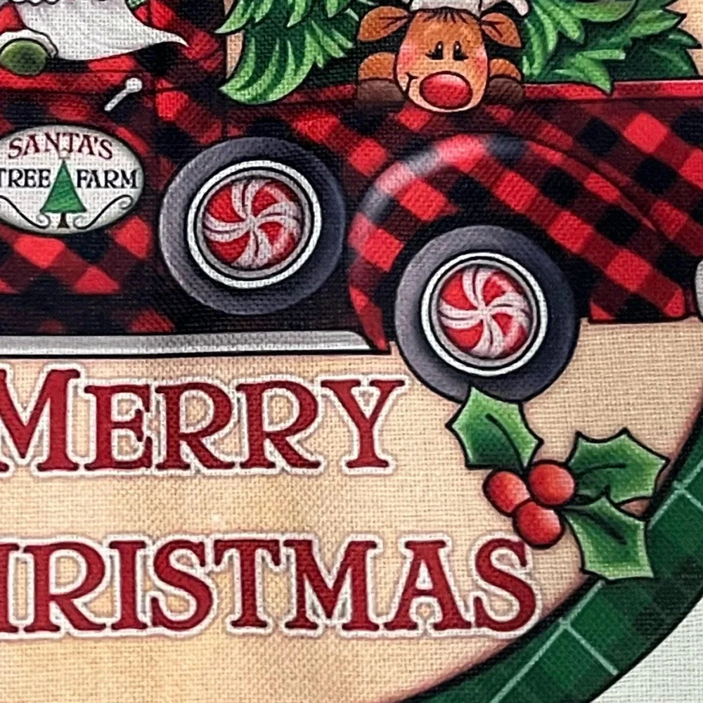 Clearance ~Festive Holiday Pillow Cover - Red and White 🎄🆕⭐️A 2 For $14 Item ⭐️